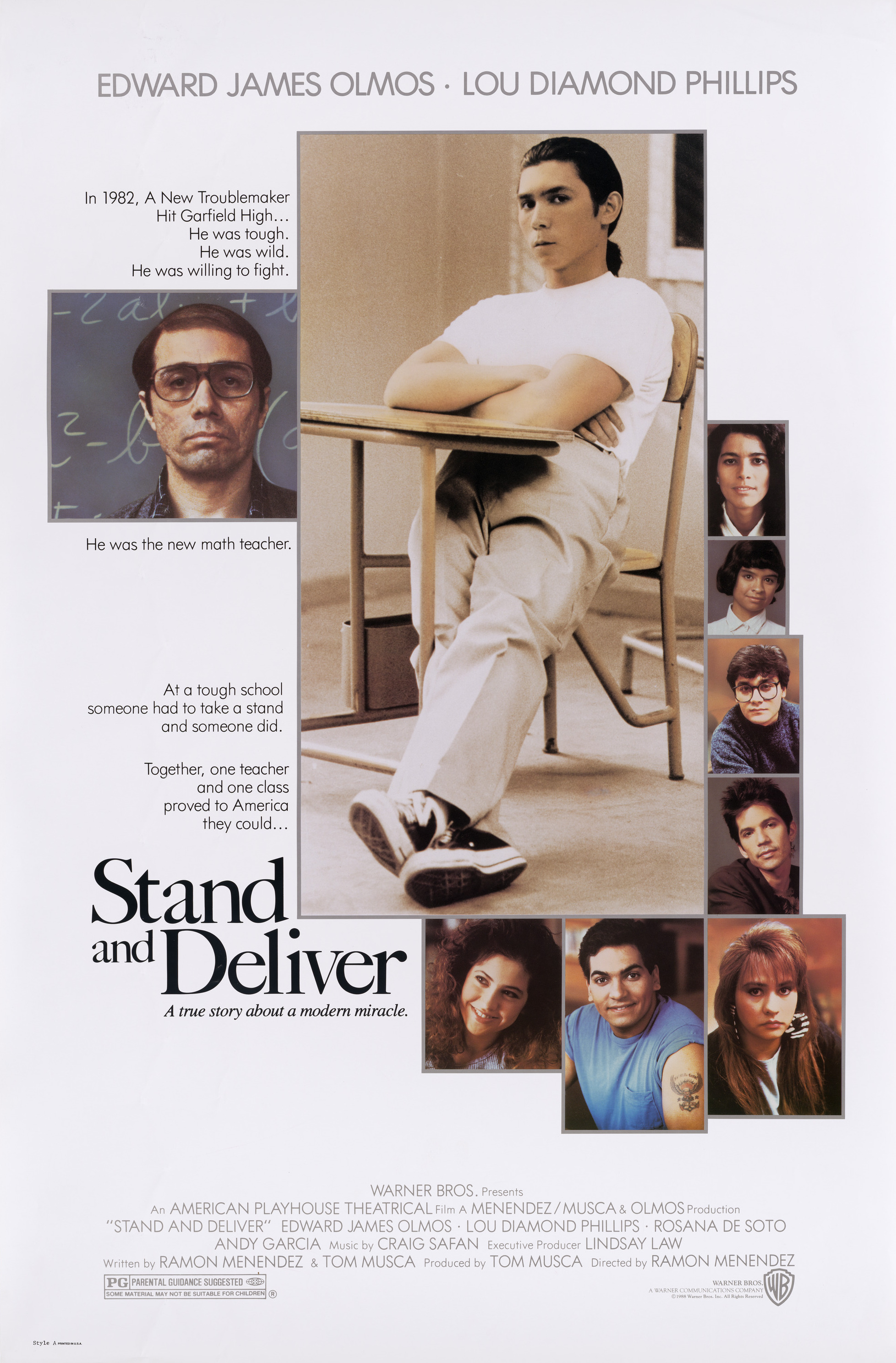 STAND AND DELIVER (1988)